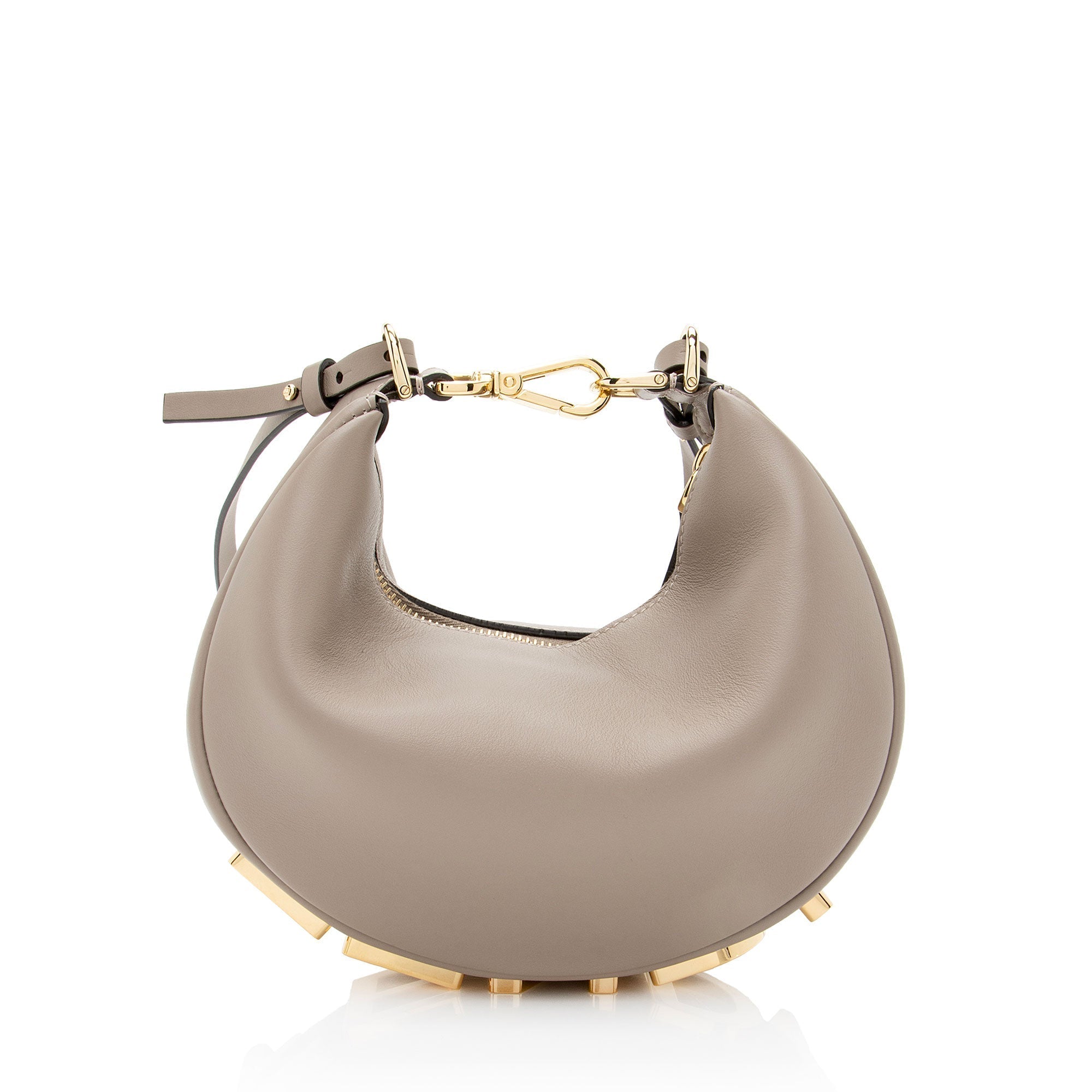 Fendi Leather Fendigraphy Mini Hobo