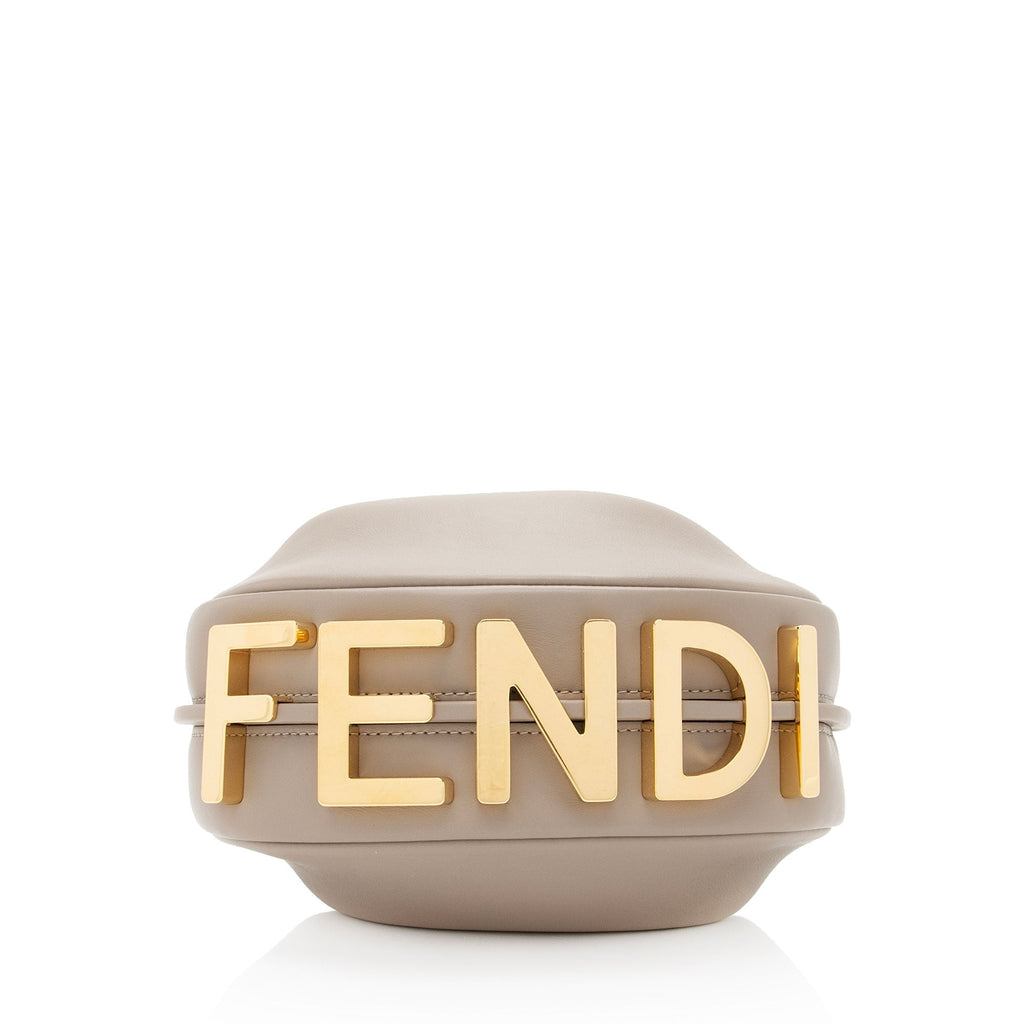 Fendi Leather Fendigraphy Mini Hobo