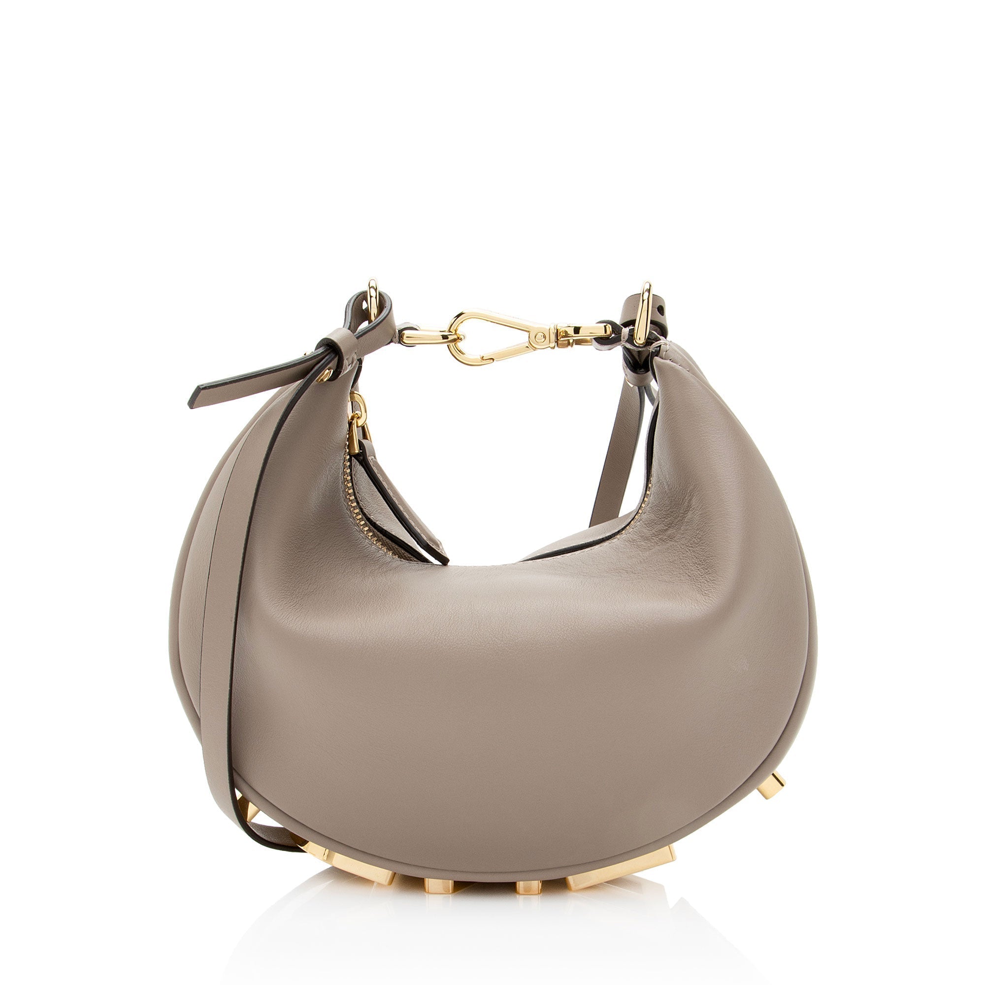 Fendi Leather Fendigraphy Mini Hobo