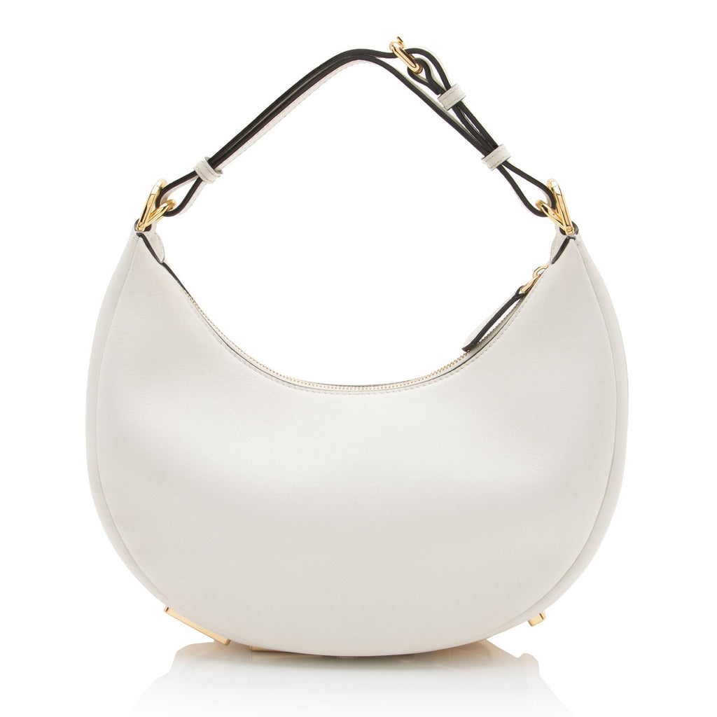 Fendi Leather Fendigraphy Small Hobo (SHF-UsLVuq)