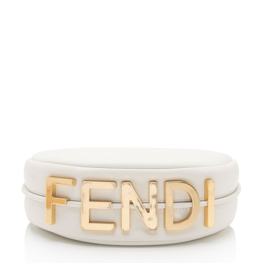 Fendi Leather Fendigraphy Small Hobo (SHF-UsLVuq)