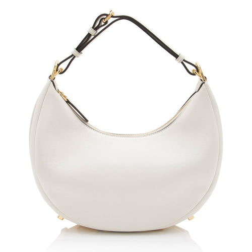 Fendi Leather Fendigraphy Small Hobo (SHF-UsLVuq)