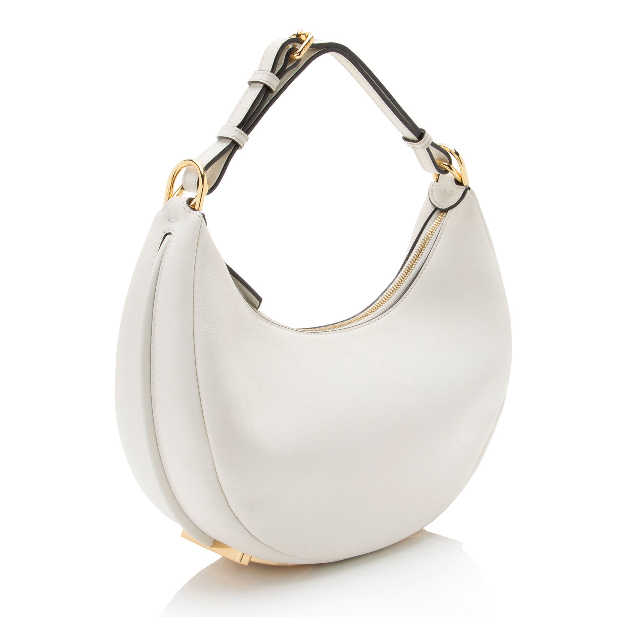 Fendi Leather Fendigraphy Small Hobo (SHF-UsLVuq)