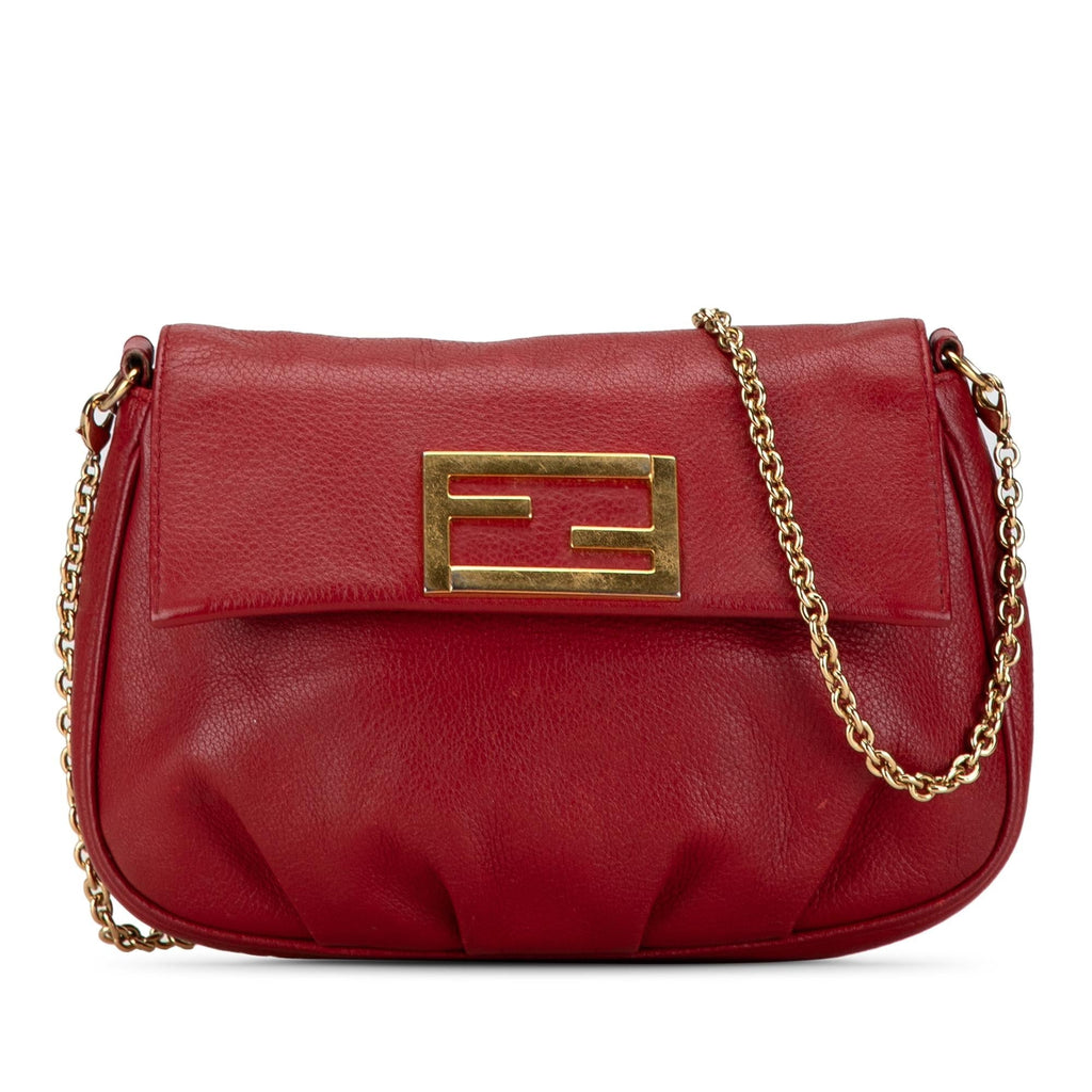 Fendi Leather Fendista Pochette Crossbody (SHG-UEo4ph)