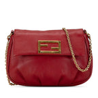 Fendi Leather Fendista Pochette Crossbody (SHG-UEo4ph)