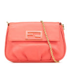 Fendi Leather Fendista Pochette Crossbody (SHG-TOVF1f)
