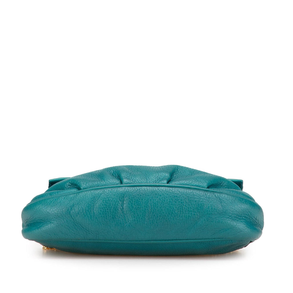 Fendi Leather Fendista Pochette Crossbody