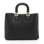 Fendi Leather Glacier Medium Tote (SHF-ch3vuj)