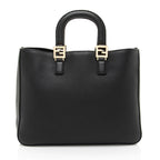 Fendi Leather Glacier Medium Tote (SHF-ch3vuj)