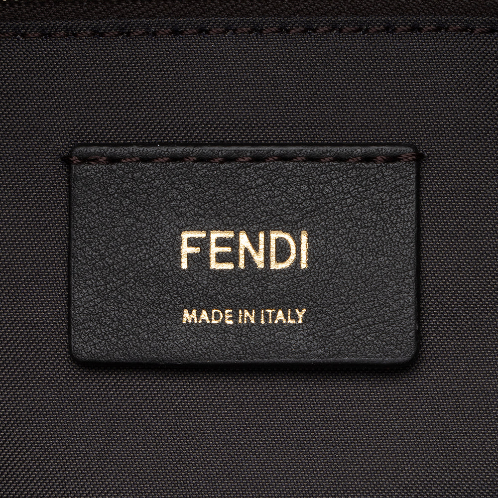 Fendi Leather Large Boston Satchel (SHF-17553)