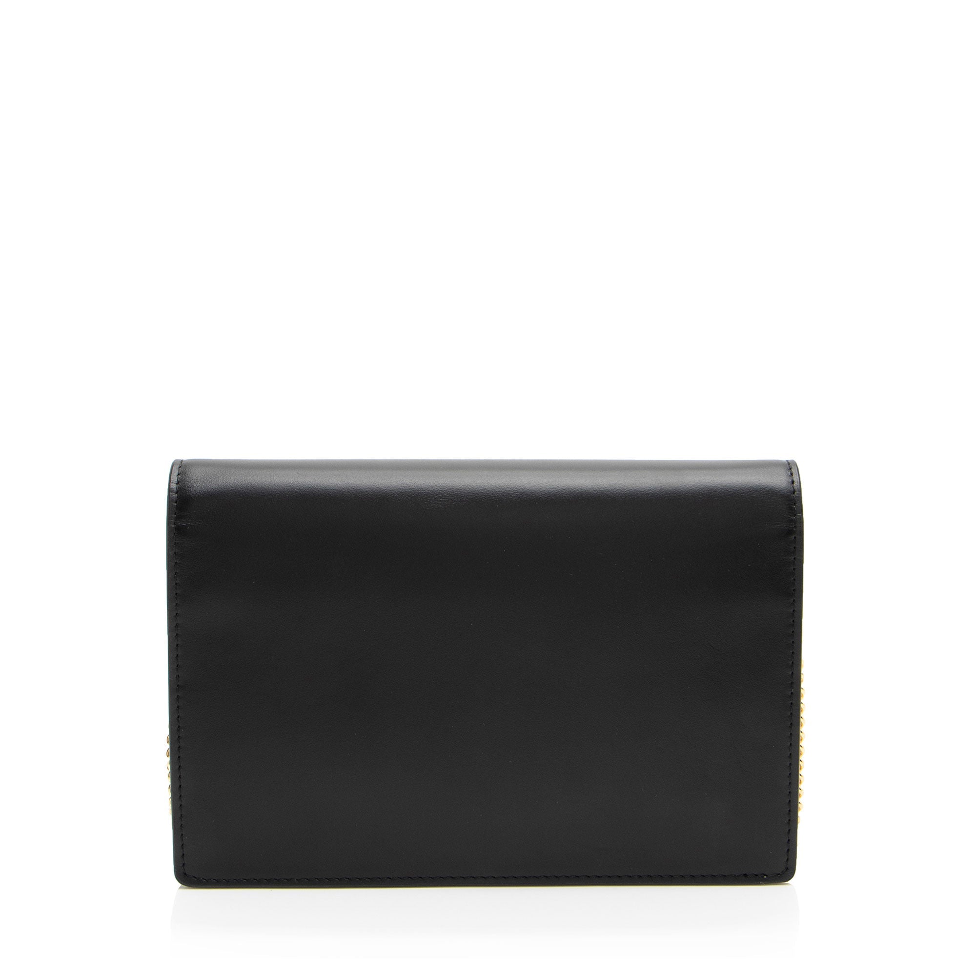 Fendi Embossed Vitello King Logo Wallet on Chain (SHF-23qfv8)