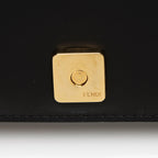 Fendi Embossed Vitello King Logo Wallet on Chain (SHF-23qfv8)