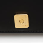 Fendi Embossed Vitello King Logo Wallet on Chain (SHF-23qfv8)