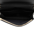 Fendi Embossed Vitello King Logo Wallet on Chain (SHF-23qfv8)