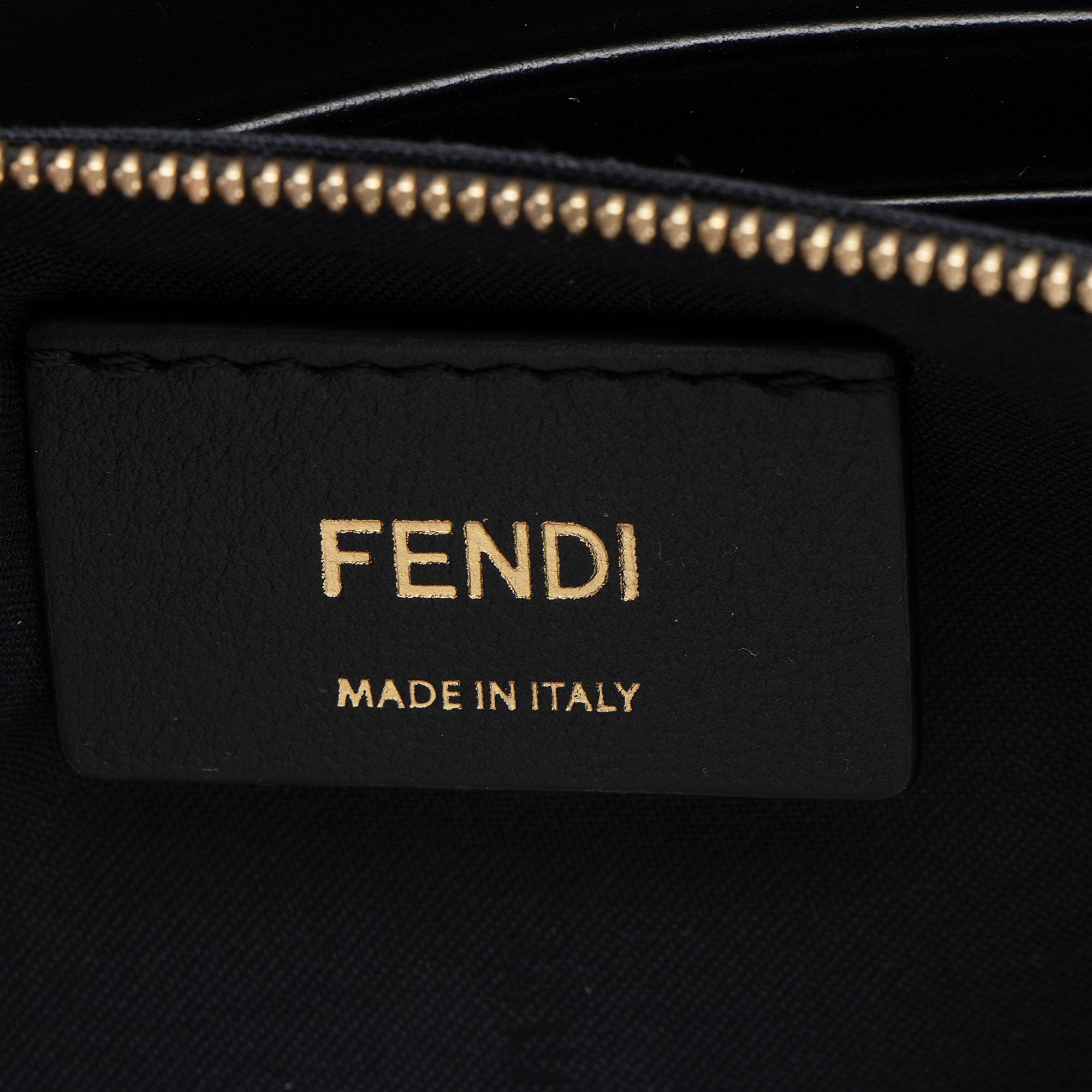 Fendi Embossed Vitello King Logo Wallet on Chain (SHF-23qfv8)