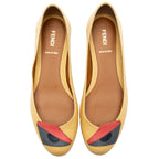 Fendi Leather Monster Ballet Flats - Size 7.5 / 37.5 (SHF-18366)