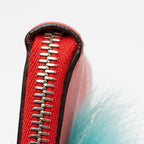 Fendi Leather Monster Zip Clutch (SHF-1L3C25)