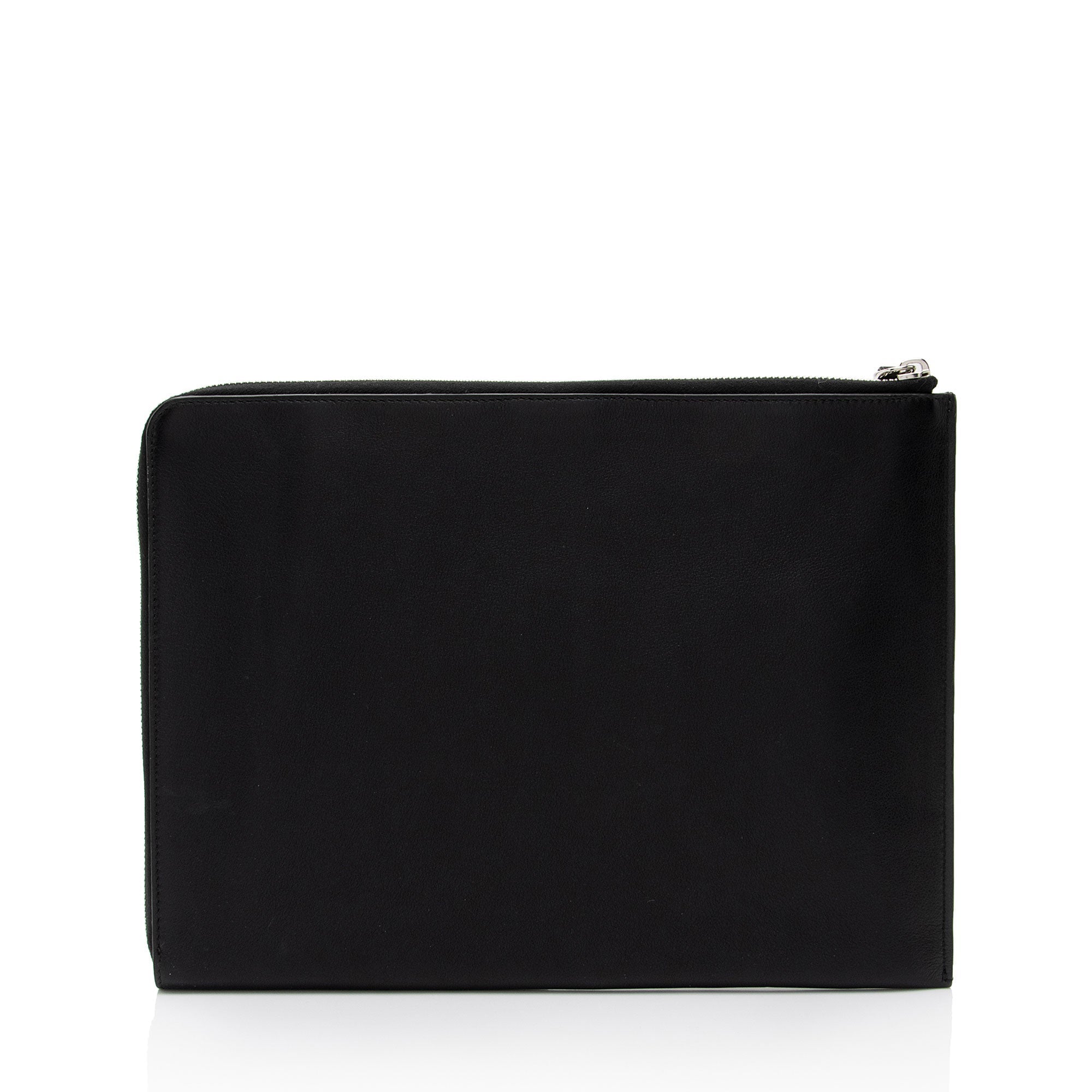 Fendi Leather Multicolor Studded Zip Pouch (SHF-p0OjB0)