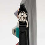 Fendi Leather Multicolor Studded Zip Pouch (SHF-p0OjB0)