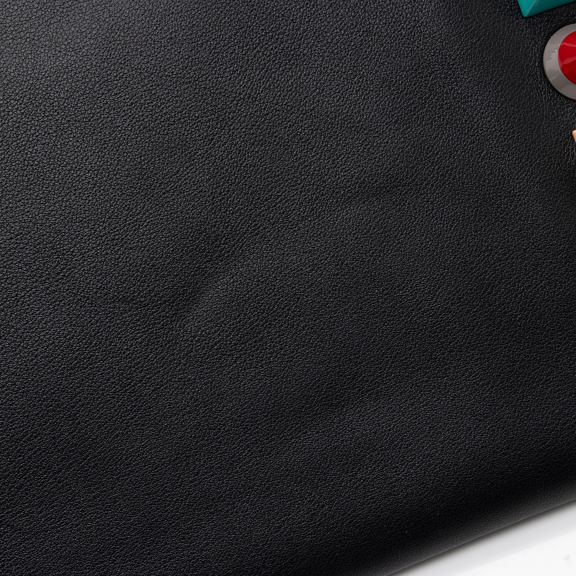 Fendi Leather Multicolor Studded Zip Pouch (SHF-p0OjB0)