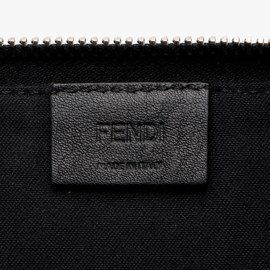 Fendi Leather Multicolor Studded Zip Pouch (SHF-p0OjB0)
