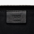 Fendi Leather Multicolor Studded Zip Pouch (SHF-p0OjB0)