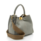 Fendi Leather Peekaboo X Lite Medium Satchel (SHF-oEYida)
