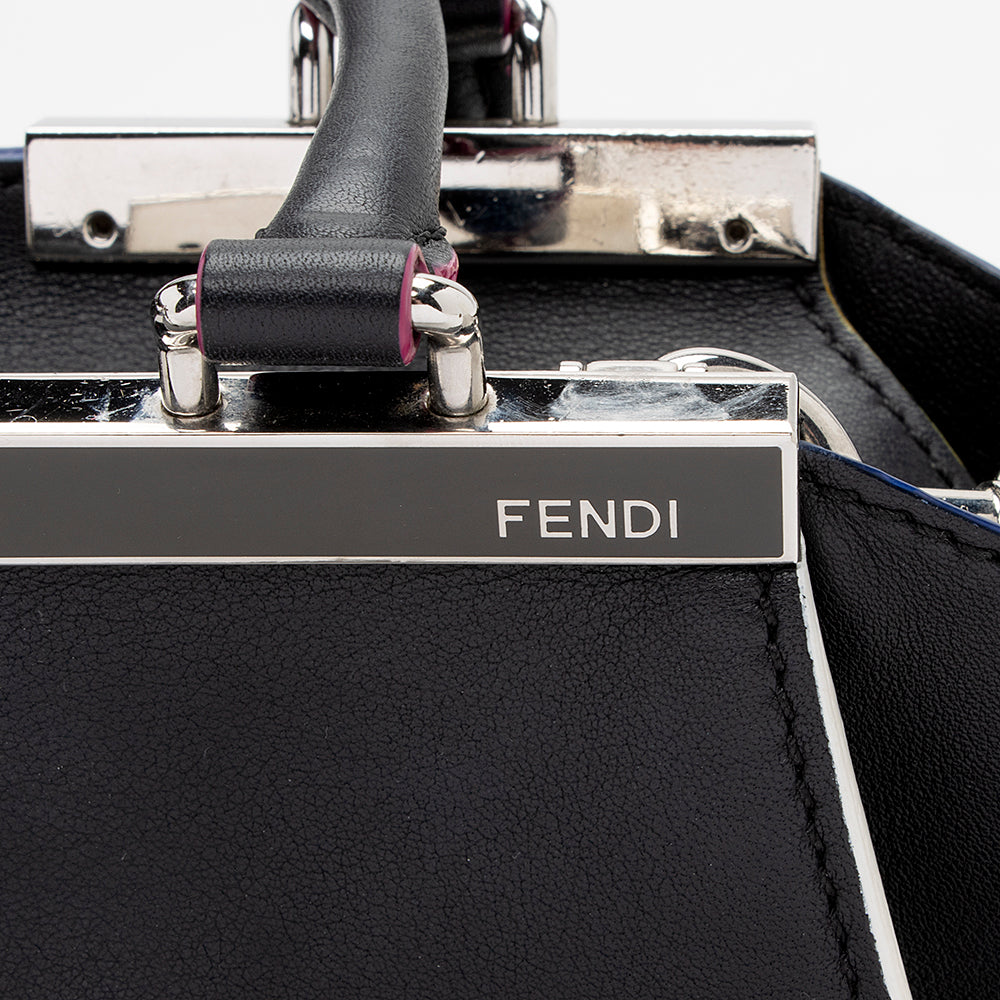 Fendi Leather Petite 2Jours Tote (SHF-20185)