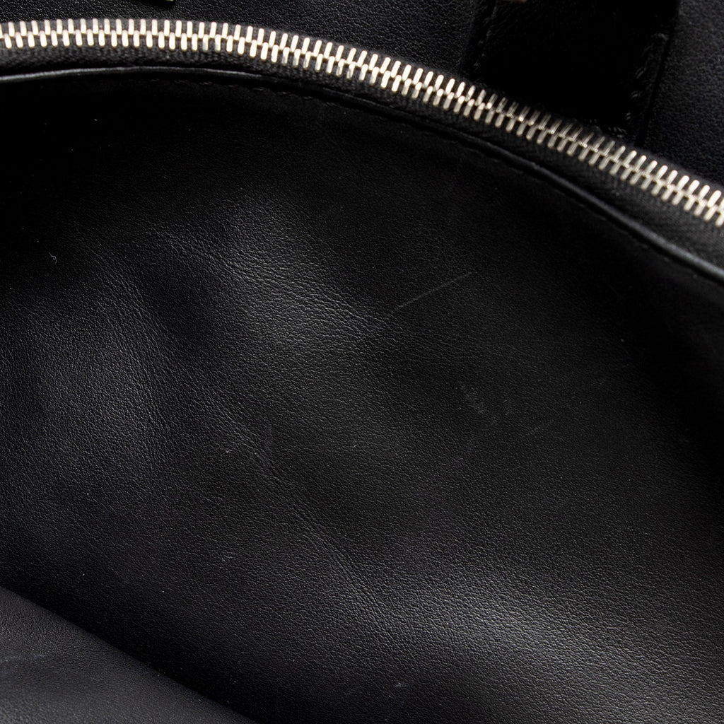 Fendi Leather Python Flowerland Petite 2Jours Tote (SHF-Gcyu5G)
