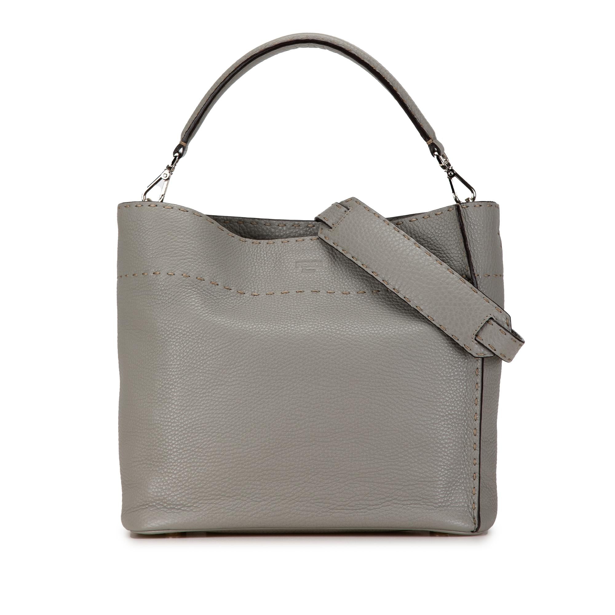 Fendi Leather Selleria Anna Satchel (SHG-olUVO5)