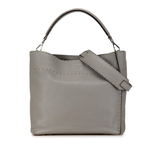 Fendi Leather Selleria Anna Satchel (SHG-olUVO5)
