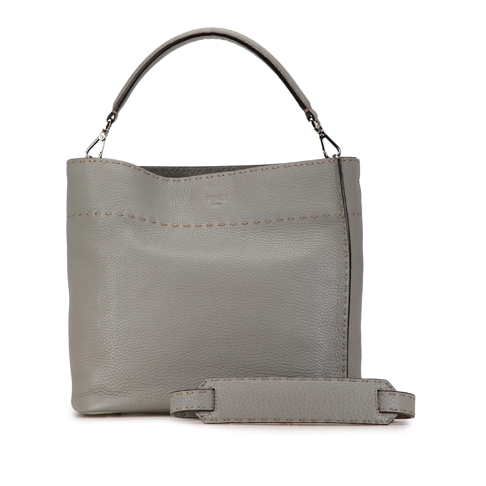 Fendi Leather Selleria Anna Satchel (SHG-olUVO5)