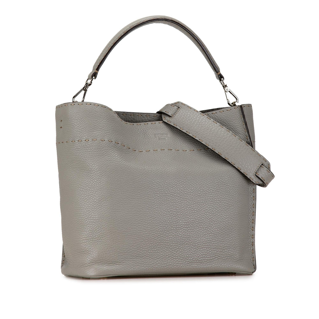 Fendi Leather Selleria Anna Satchel (SHG-olUVO5)