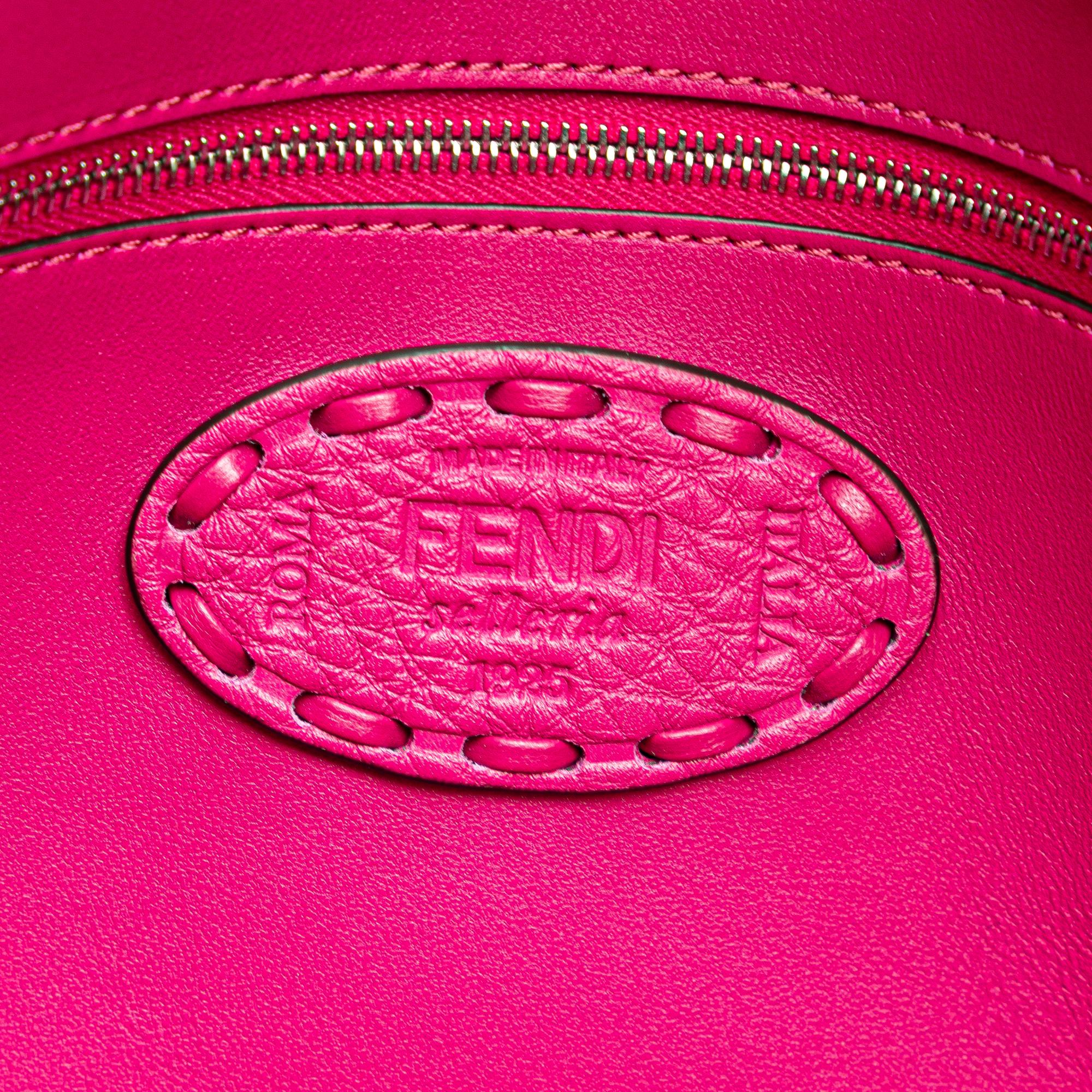 Fendi Leather Selleria Baguette Satchel (SHG-1sC4pj)