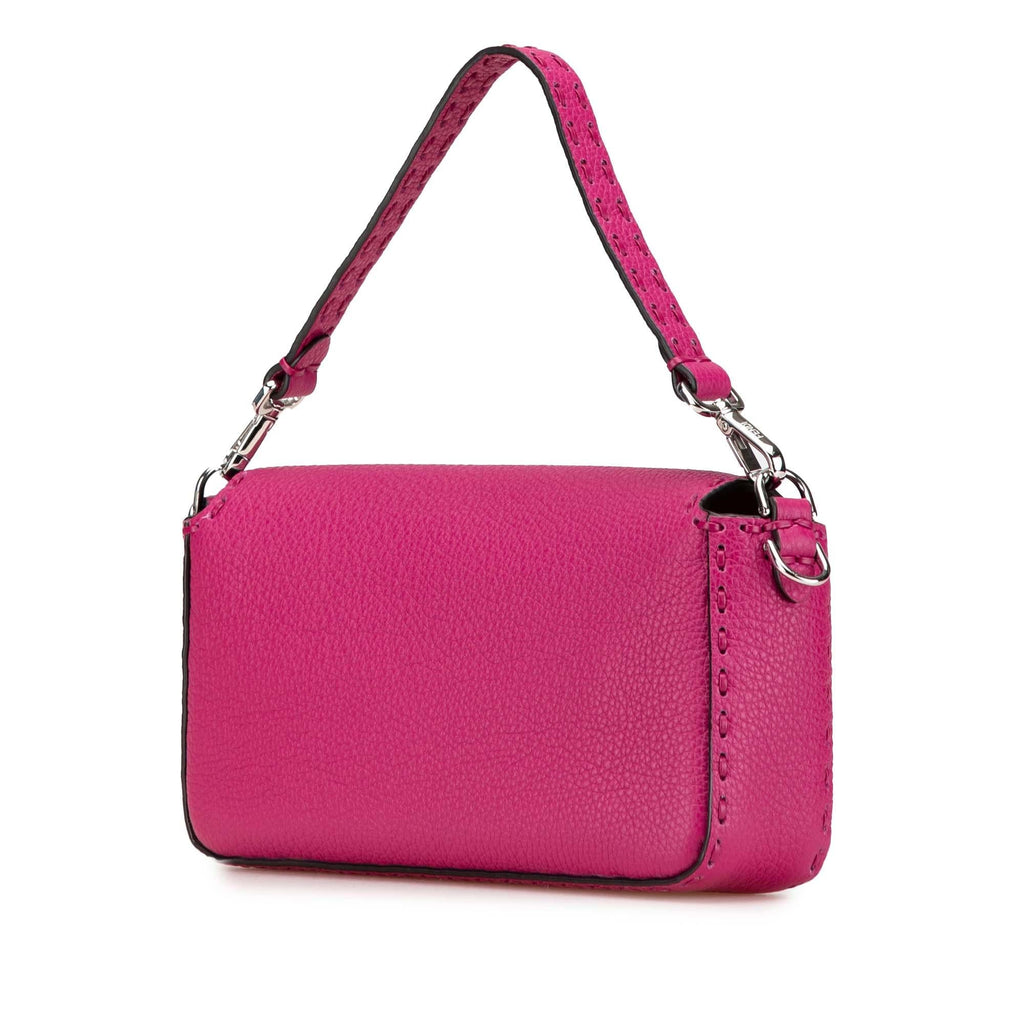 Fendi Leather Selleria Baguette Satchel (SHG-1sC4pj)