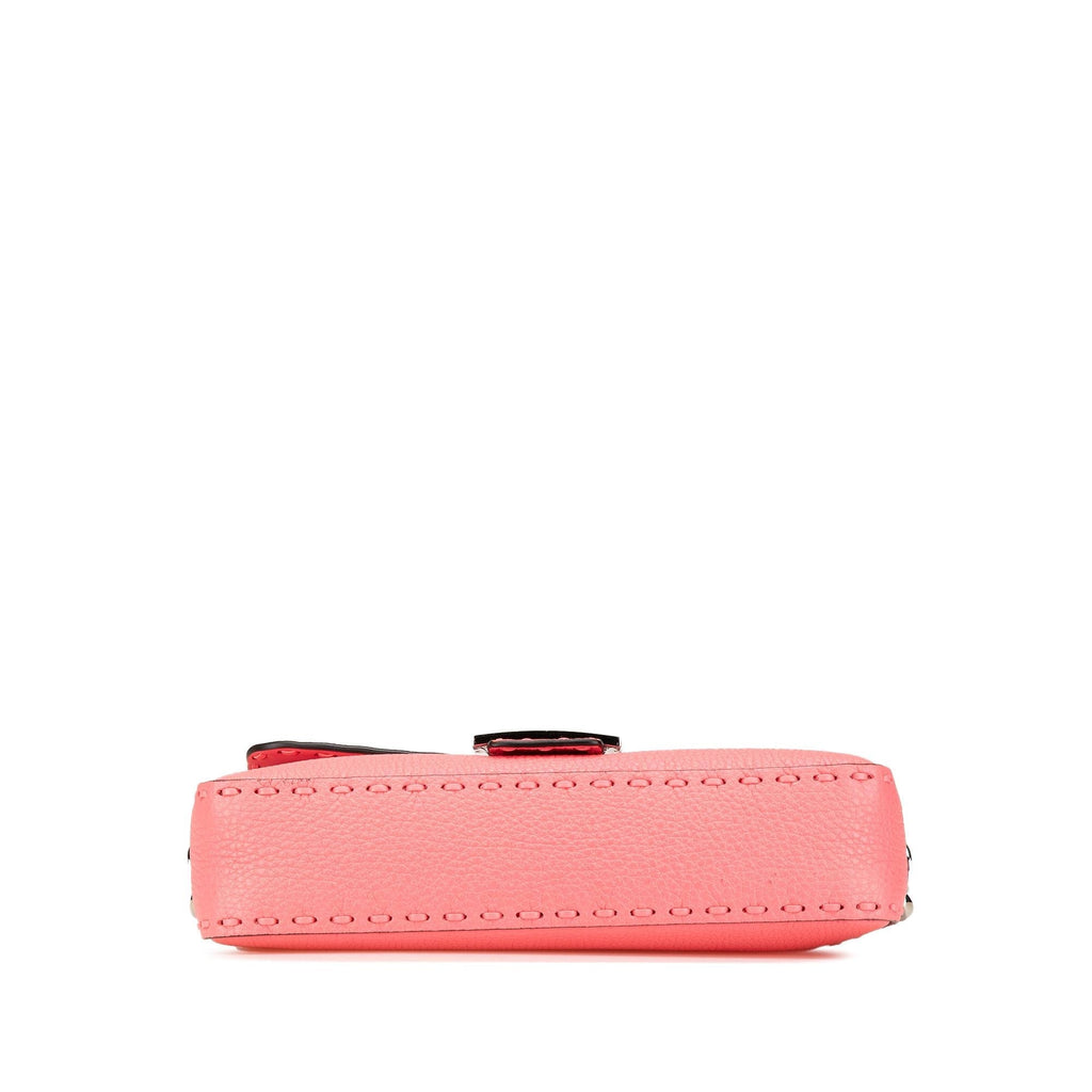 Fendi Leather Selleria Baguette Satchel