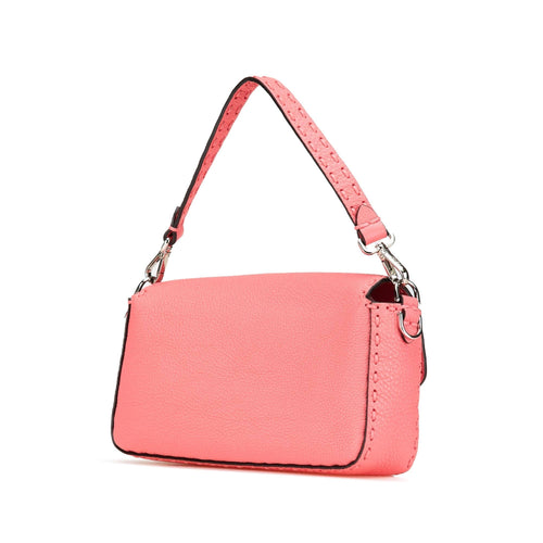 Fendi Leather Selleria Baguette Satchel