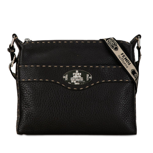 Fendi Leather Selleria Crossbody (SHG-w68jgn)