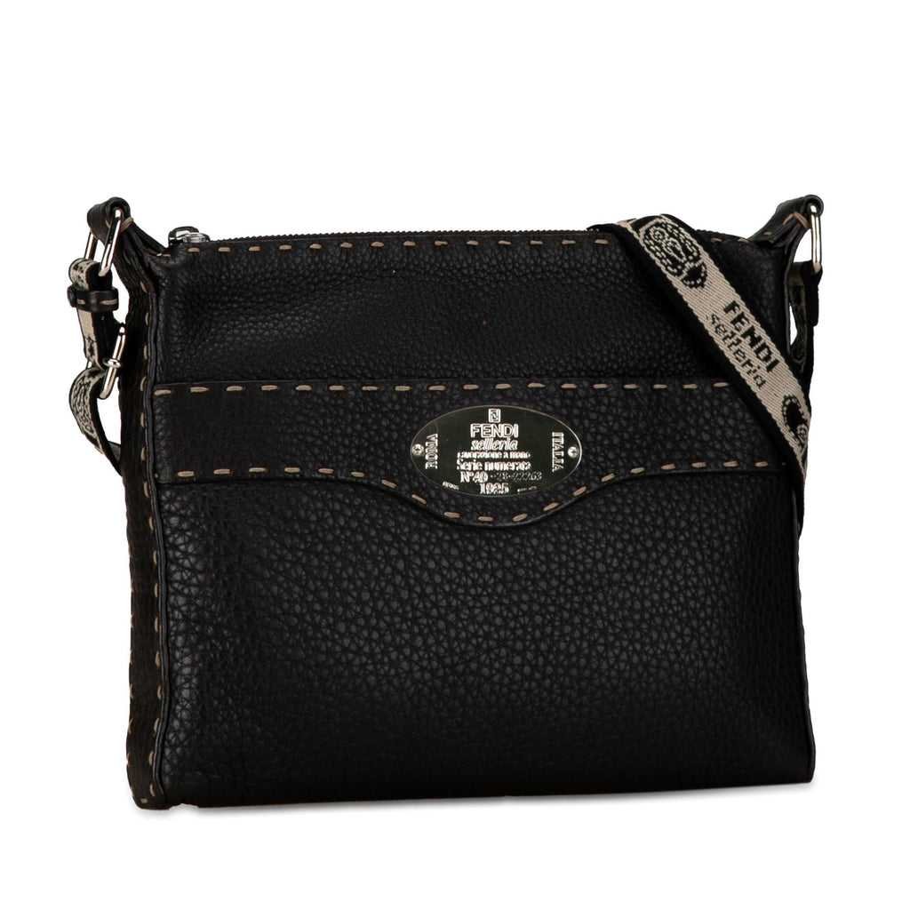 Fendi Leather Selleria Crossbody (SHG-w68jgn)