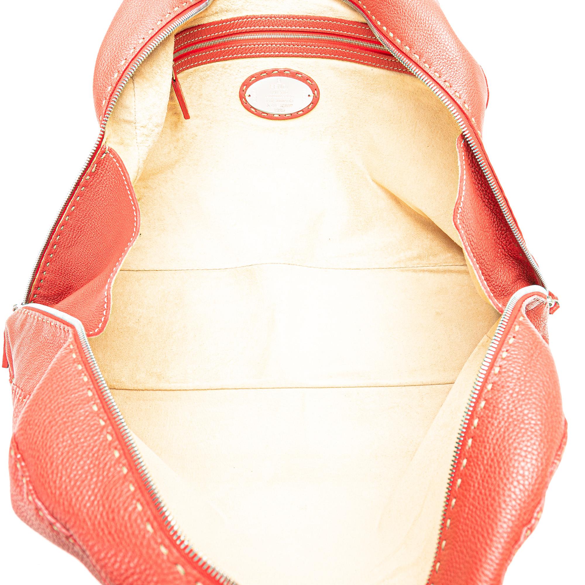 Fendi Leather Selleria Handbag (SHG-J0Q4VI)