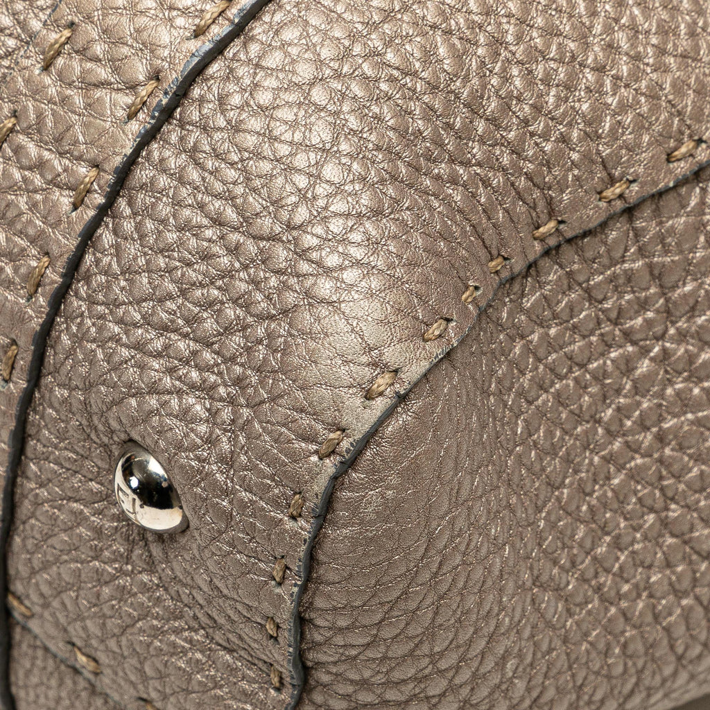 Fendi Leather Selleria Linda Handbag (SHG-kPApcq)