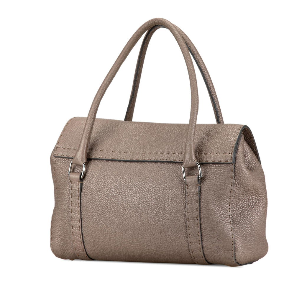 Fendi Leather Selleria Linda Handbag (SHG-kPApcq)