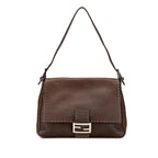 Fendi Leather Selleria Mamma Forever Shoulder Bag