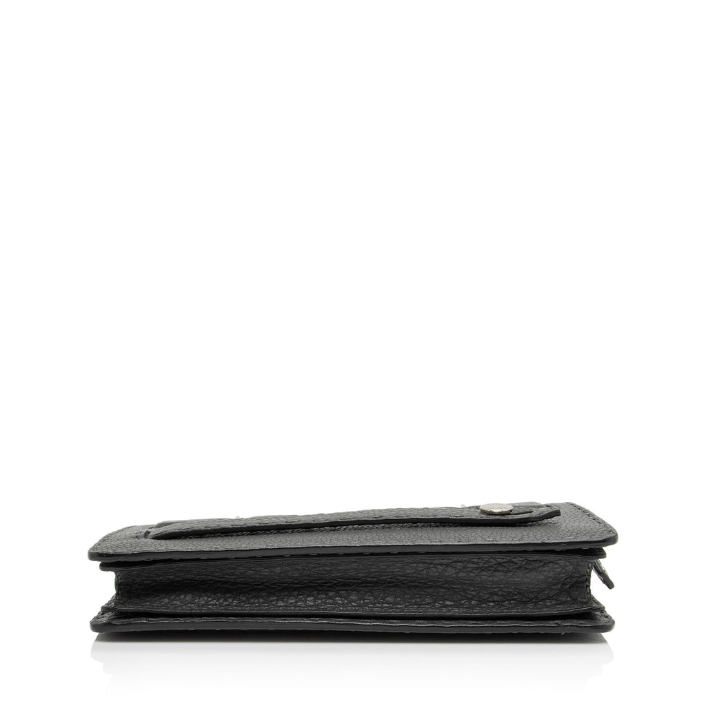 Fendi Leather Selleria  Monster Clutch (SHF-hyUZqB)