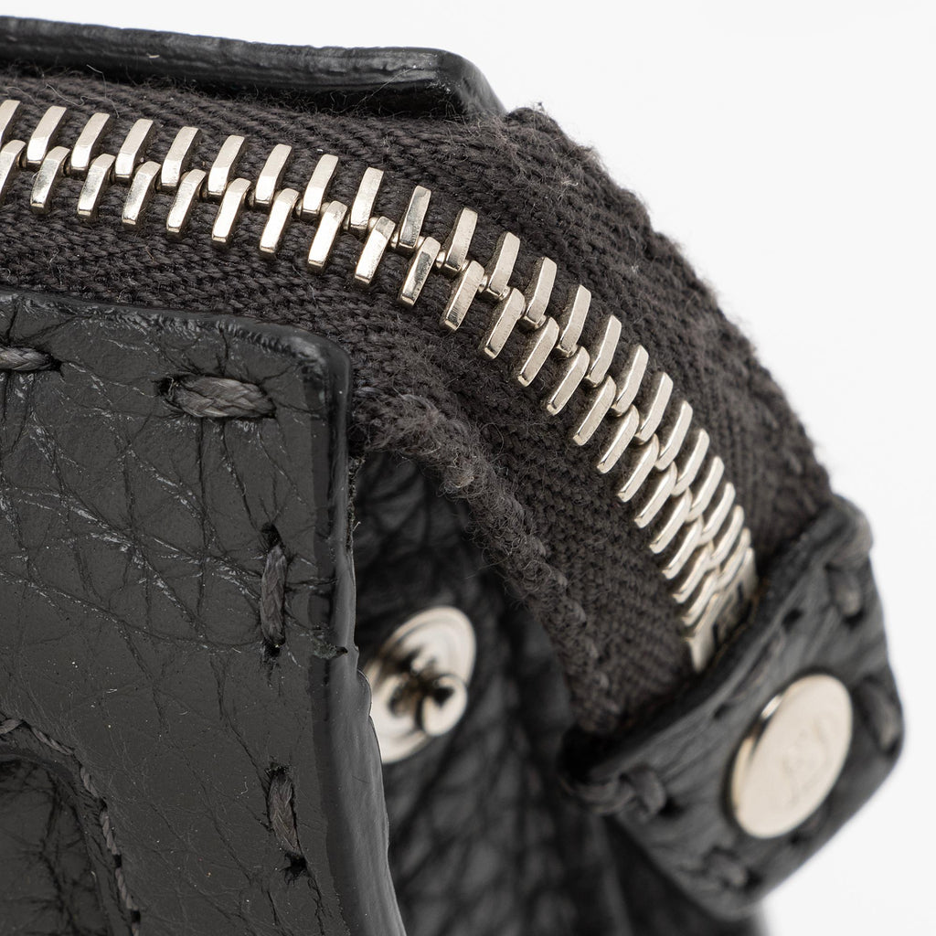 Fendi Leather Selleria  Monster Clutch (SHF-hyUZqB)