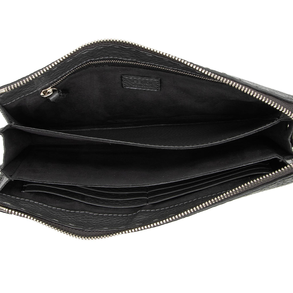 Fendi Leather Selleria  Monster Clutch (SHF-hyUZqB)