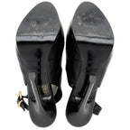 Fendi Leather Slingback Pumps - Size 6.5 / 36.5 (SHF-18130)