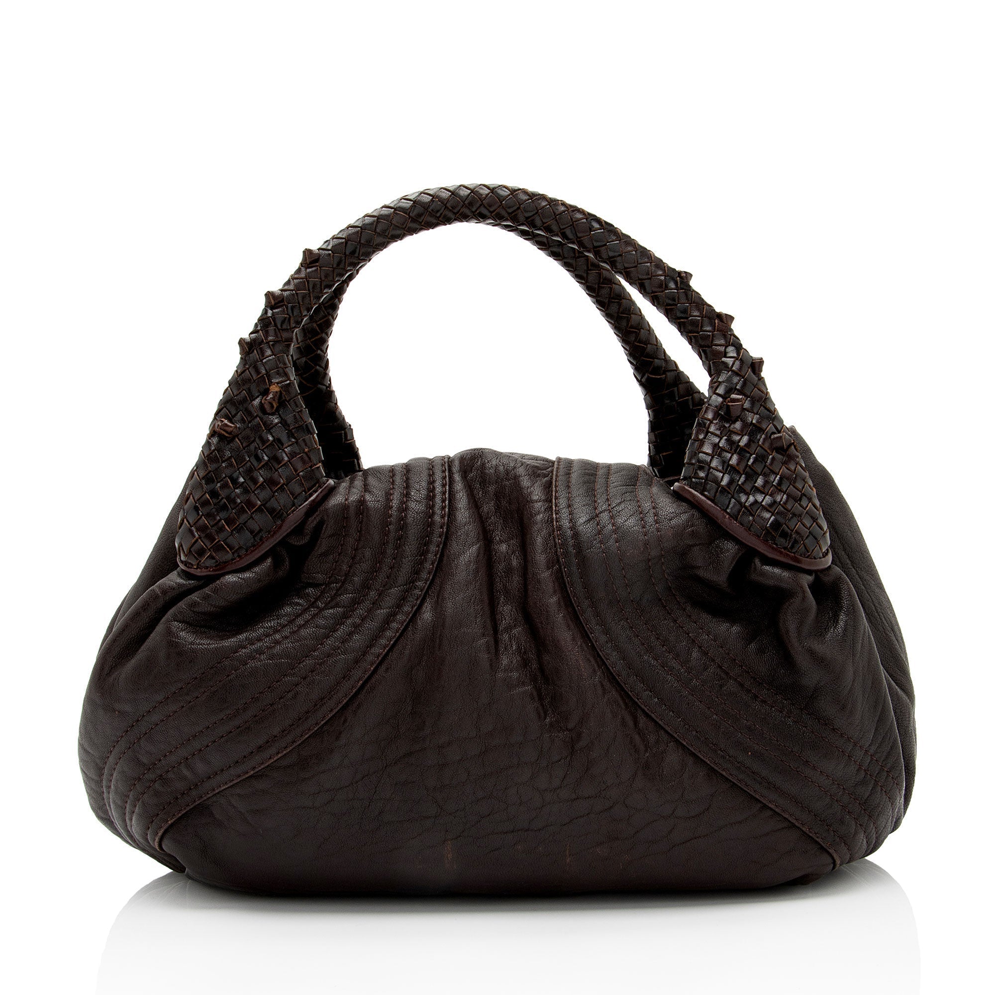 Fendi Leather Spy Baby Satchel (SHF-gPwLc8)