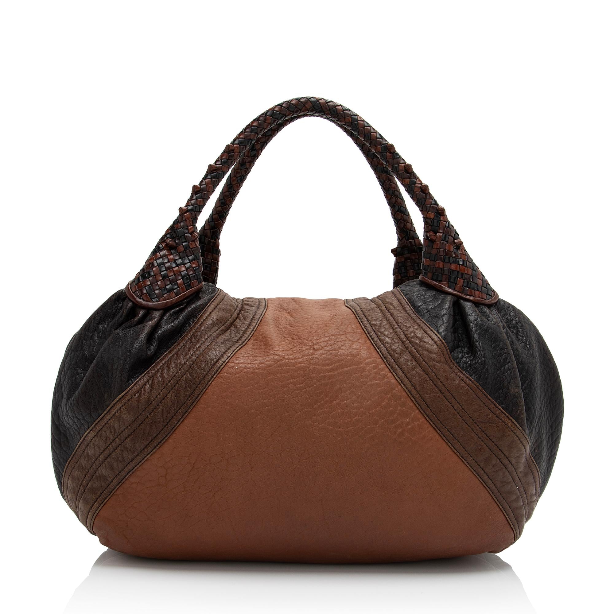 Fendi Leather Spy Satchel (SHF-23172)