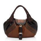 Fendi Leather Spy Satchel (SHF-23172)
